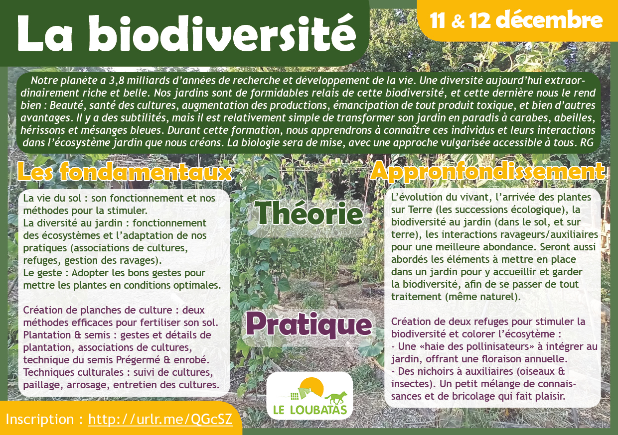 Formation permaculture particulier 2021-20224